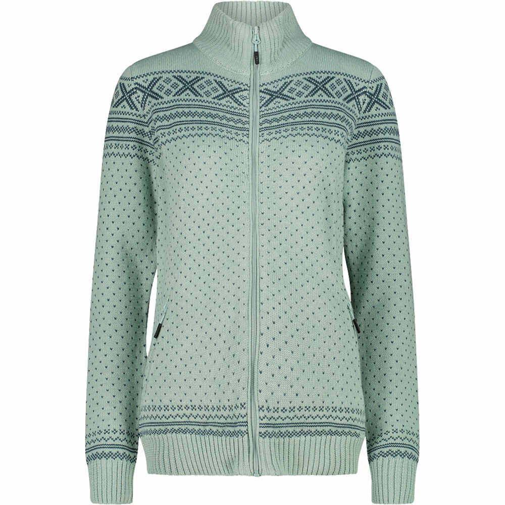 Cmp jersey esquí mujer WOMAN JACKET KNITTED vista frontal