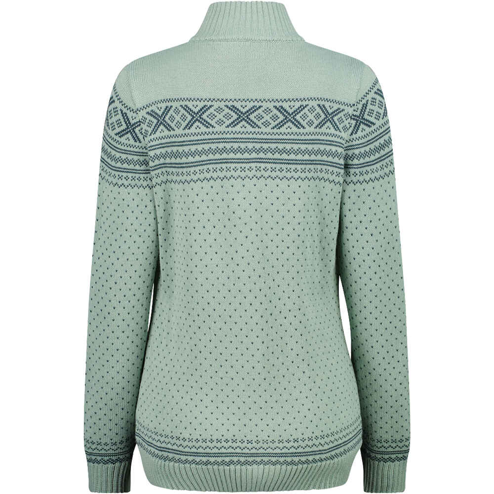 Cmp jersey esquí mujer WOMAN JACKET KNITTED vista trasera