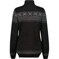 Cmp jersey esquí mujer WOMAN JACKET KNITTED vista trasera