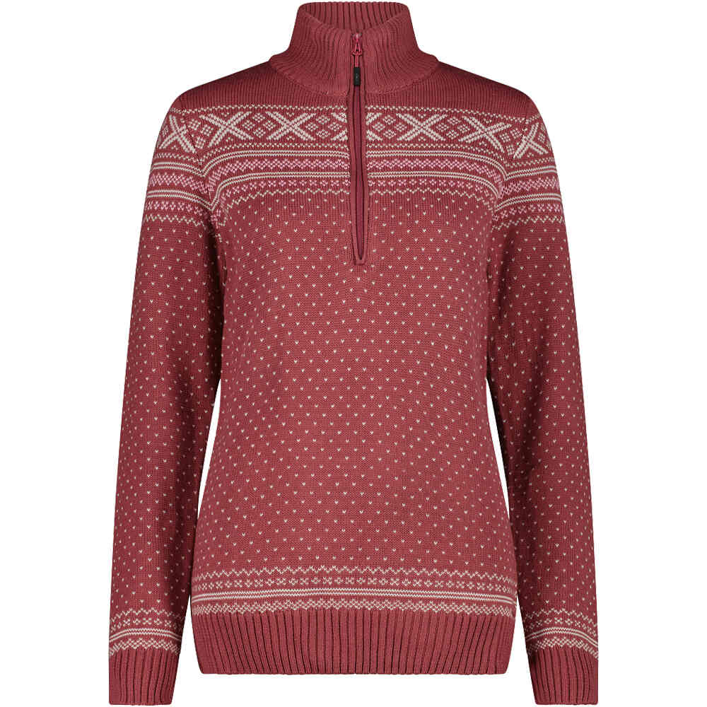 Cmp jersey esquí mujer WOMAN SWEAT KNITTED vista frontal