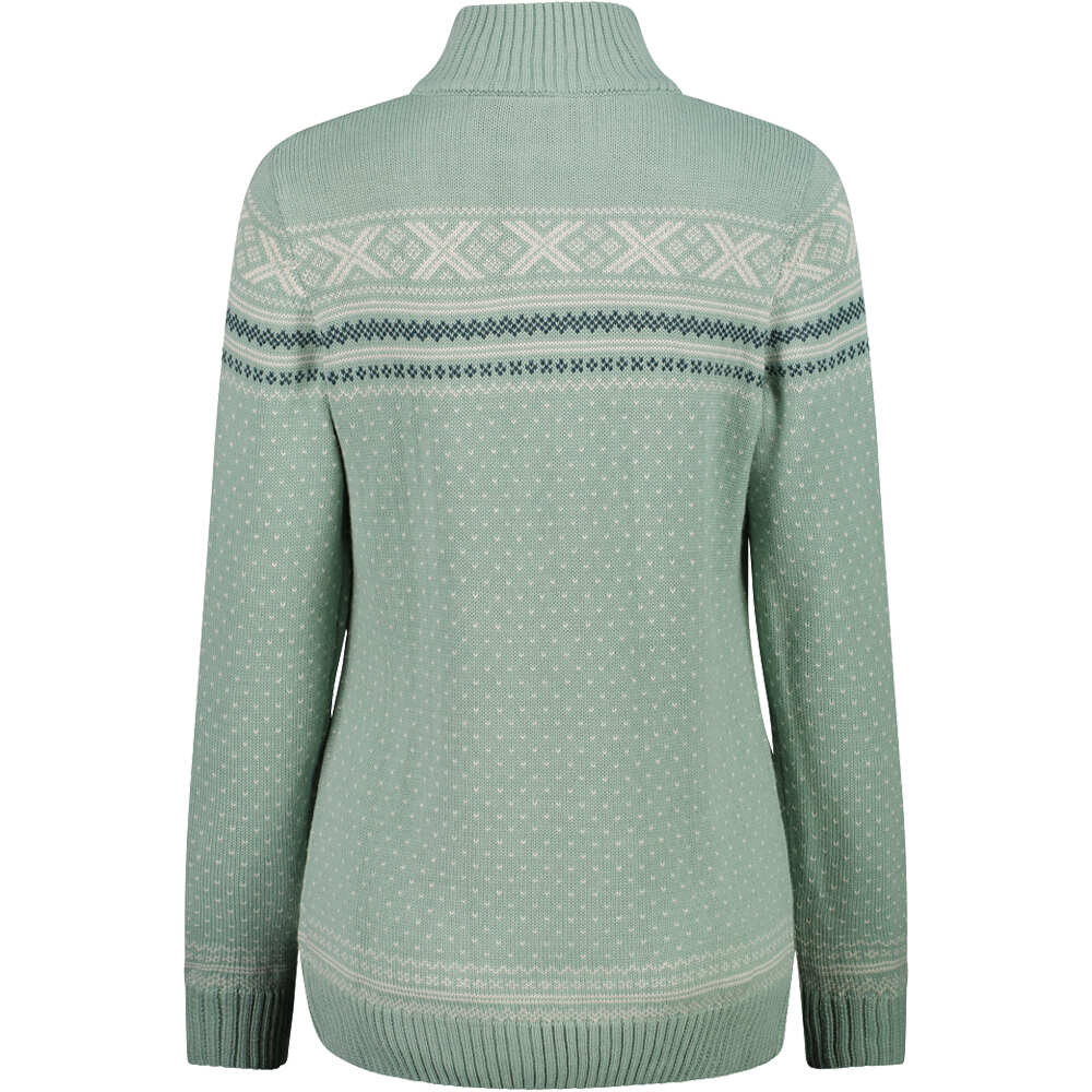 Cmp jersey esquí mujer WOMAN SWEAT KNITTED vista trasera