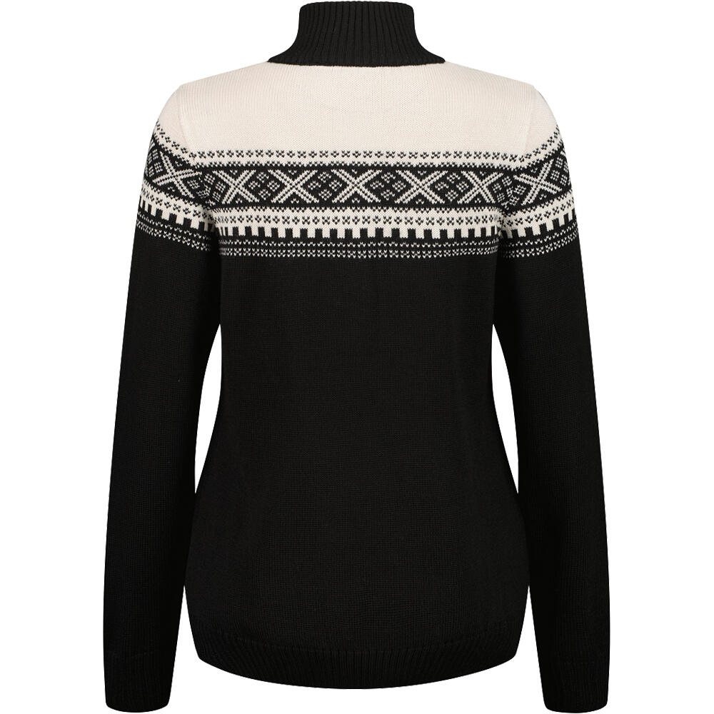 Cmp jersey esquí mujer WOMAN SWEAT KNITTED vista trasera