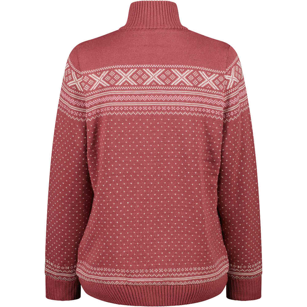 Cmp jersey esquí mujer WOMAN SWEAT KNITTED WP vista trasera