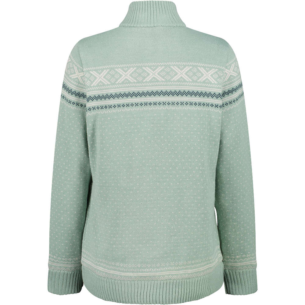 Cmp jersey esquí mujer WOMAN SWEAT KNITTED WP vista trasera