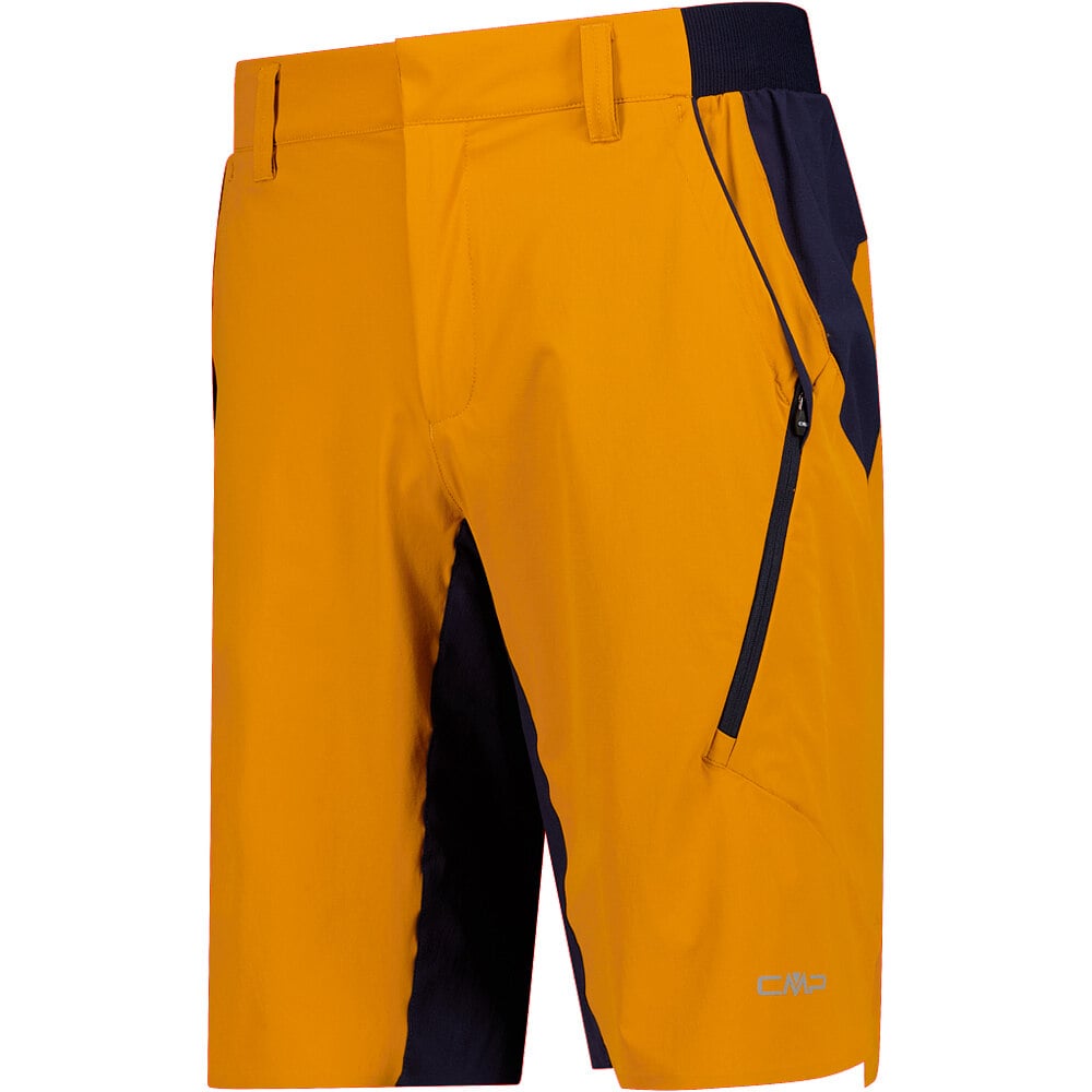 Cmp pantalón corto ciclismo hombre MAN FREE BIKE BERMUDA WITH INNER MESH UNDERWEAR vista detalle
