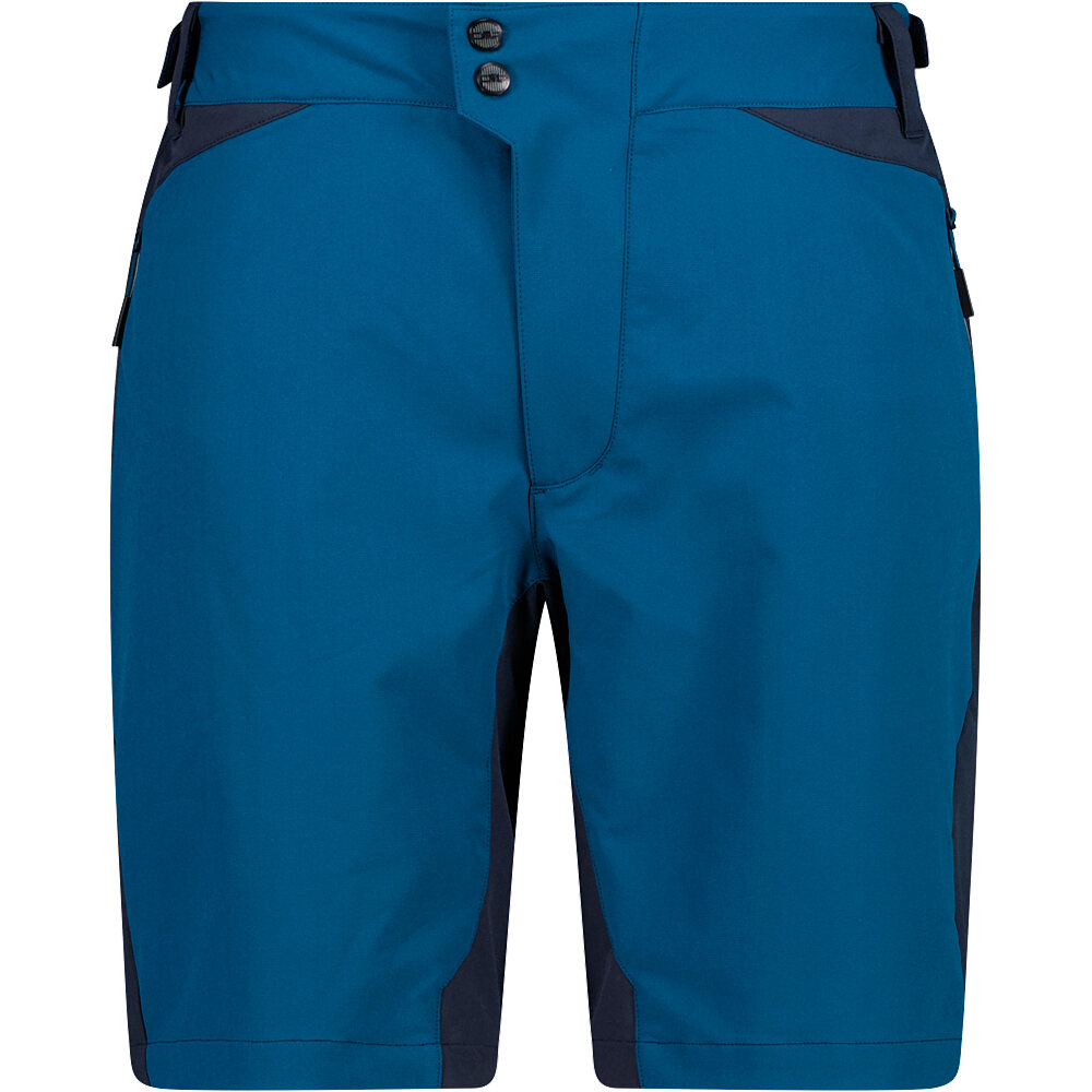 Cmp pantalón corto ciclismo hombre MAN FREE BIKE BERMUDA WITH INNER MESH UNDERWEAR vista frontal