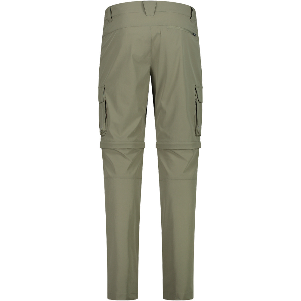 Cmp pantalón montaña hombre MAN ZIP OFF PANT vista trasera