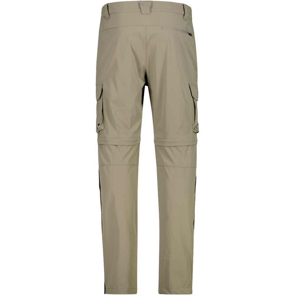 Cmp pantalón montaña hombre MAN ZIP OFF PANT vista trasera