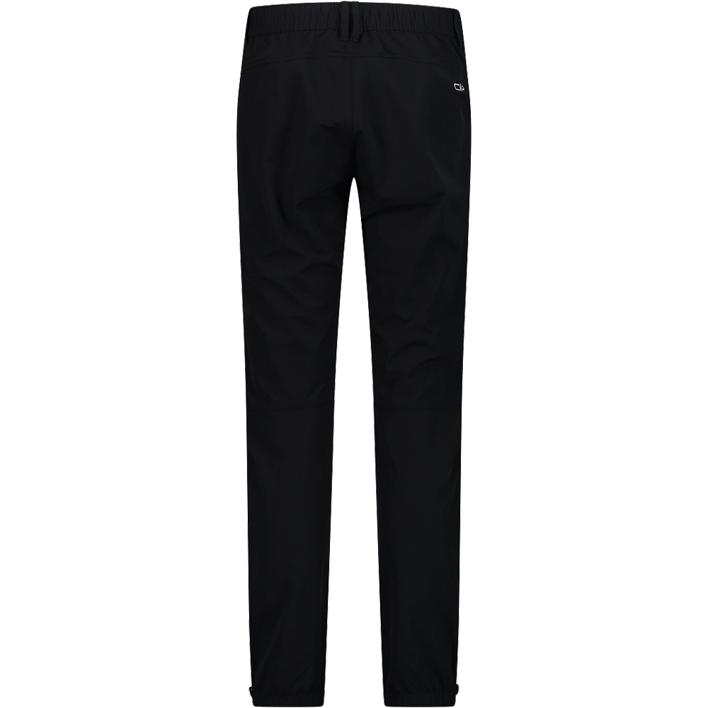 Cmp pantalón montaña mujer WOMAN PANT HYBRID vista trasera