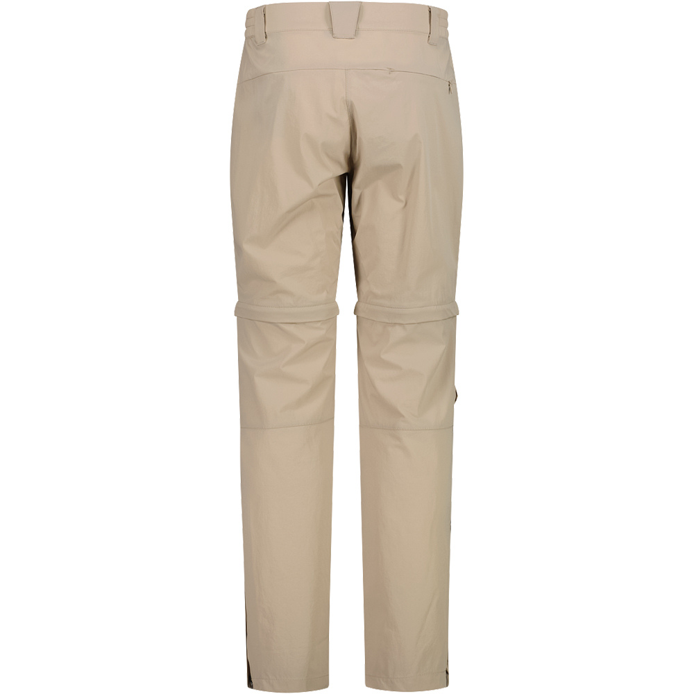 Cmp pantalón montaña mujer WOMAN T ZIP OFF PANT vista trasera