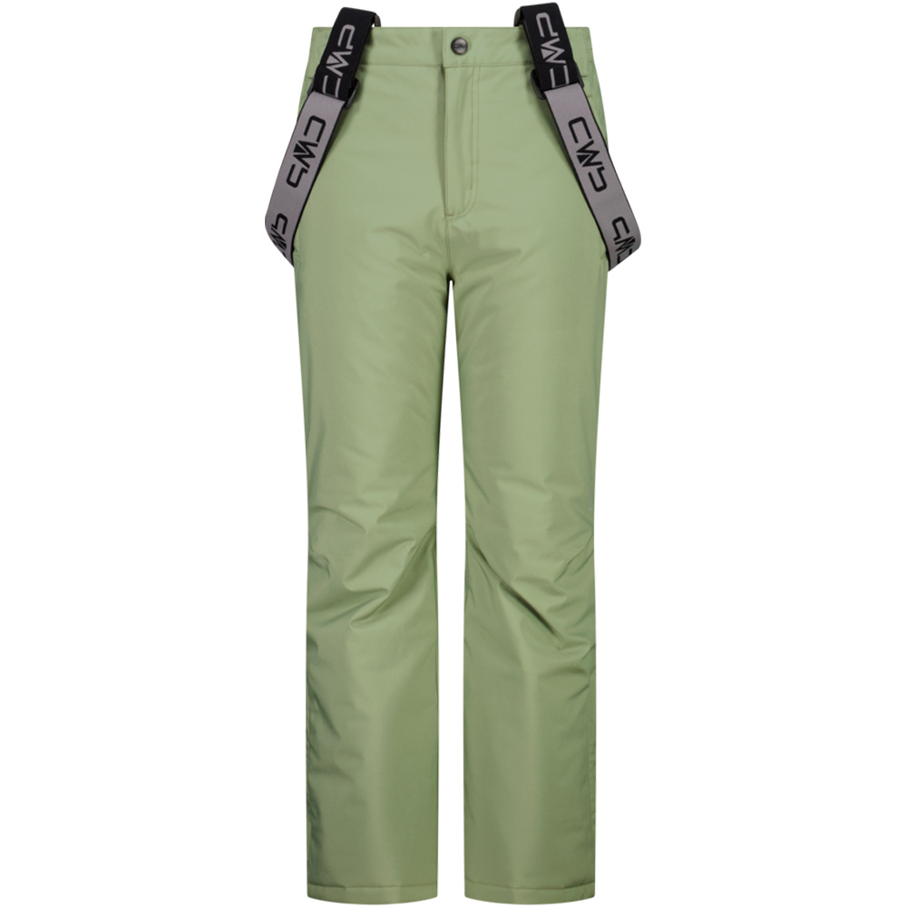 Cmp pantalones esquí infantil KID SALOPETTE GREEN TEA vista frontal