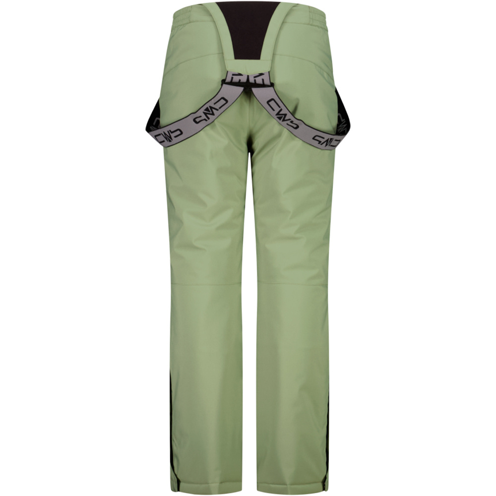 Cmp pantalones esquí infantil KID SALOPETTE GREEN TEA vista trasera