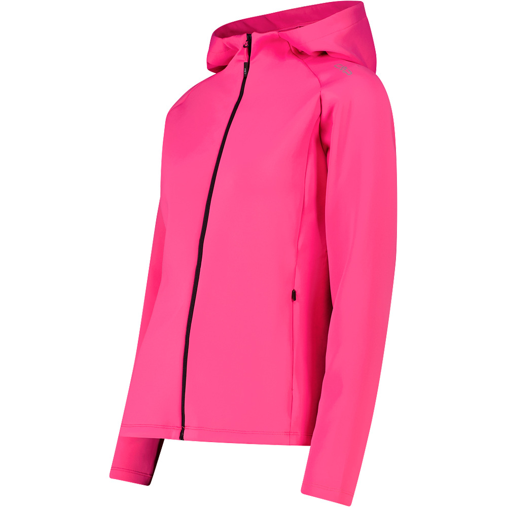 Cmp sudadera mujer WOMAN JACKET FIX HOOD vista detalle