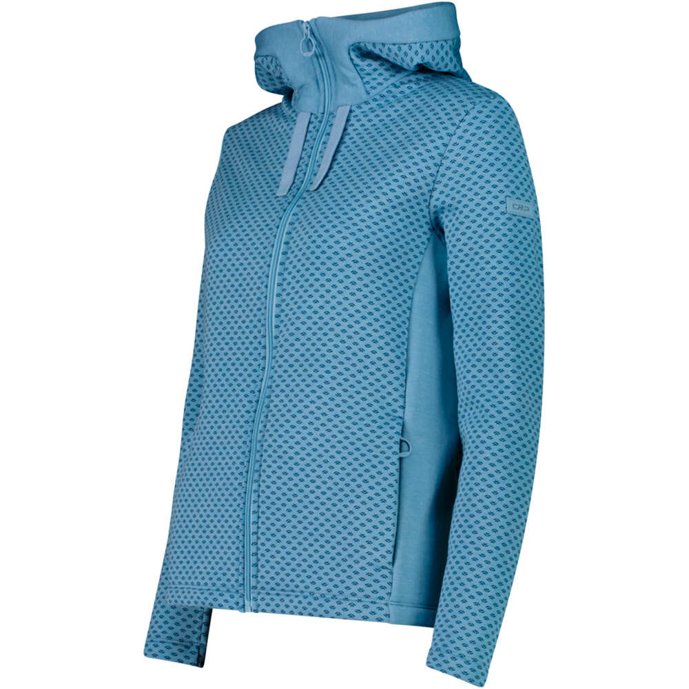 Cmp sudadera mujer WOMAN JACKET FIX HOOD vista detalle