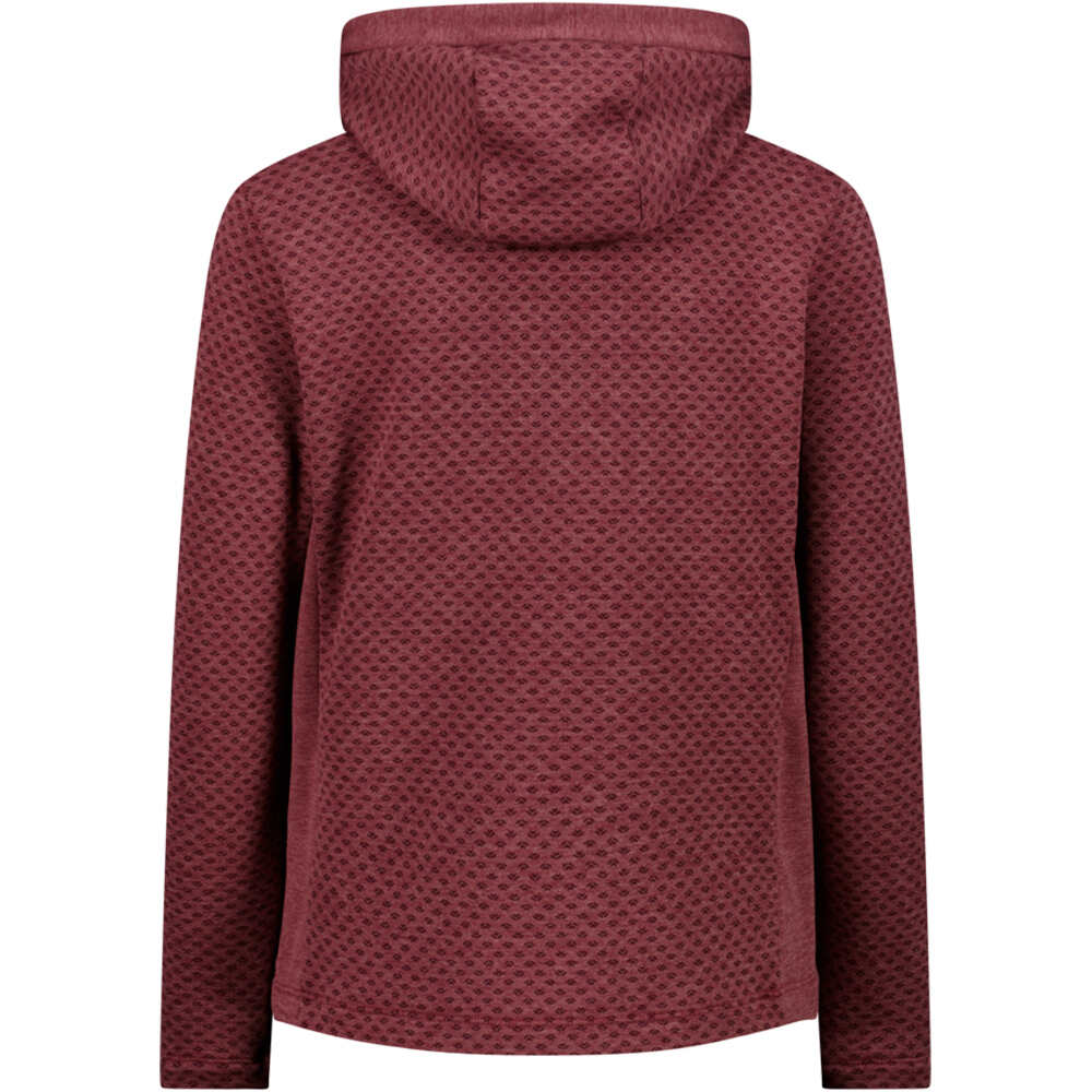Cmp sudadera mujer WOMAN JACKET FIX HOOD vista trasera