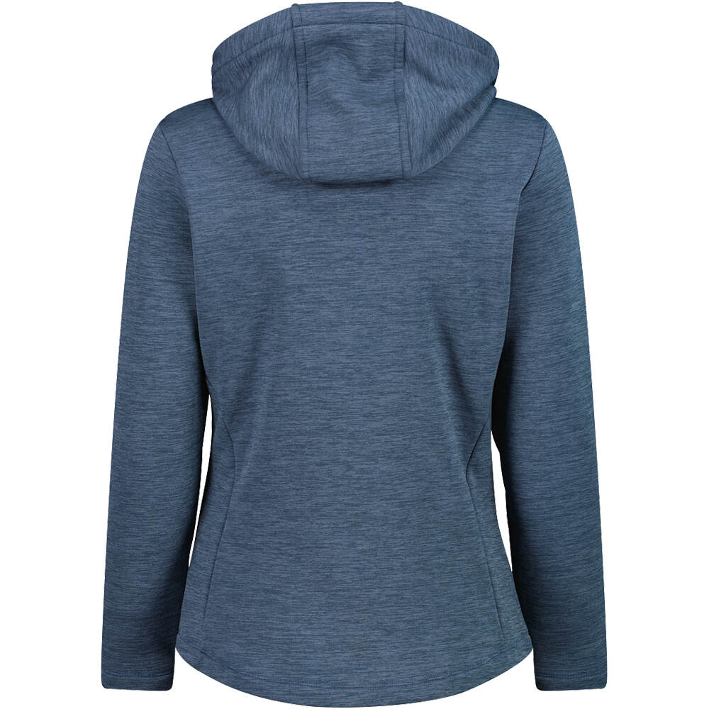 Cmp Sudaderas Montaña Mujer WOMAN JACKET FIX HOOD vista trasera