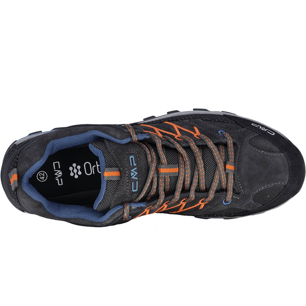 Cmp zapatilla trekking hombre RIGEL LOW TREKKING SHOES WP vista trasera