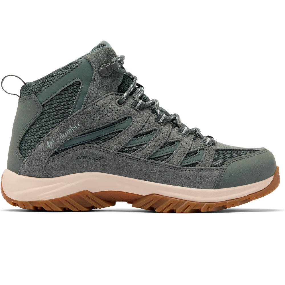 Columbia bota trekking mujer CRESTWOOD MID WATERPROOF lateral exterior