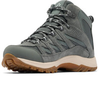 Columbia bota trekking mujer CRESTWOOD MID WATERPROOF vista trasera