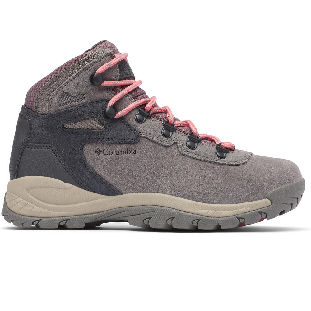 Columbia bota trekking mujer NEWTON RIDGE PLUS WATERPROOF AMPED lateral exterior