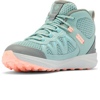 Columbia bota trekking niño YOUTH PEAKFREAK RUSH MID WATERPROOF vista trasera