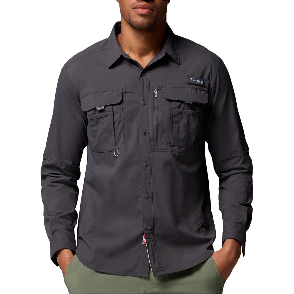 Columbia Cami Mon Ml Sr Bahama Elite LS Shirt vista frontal