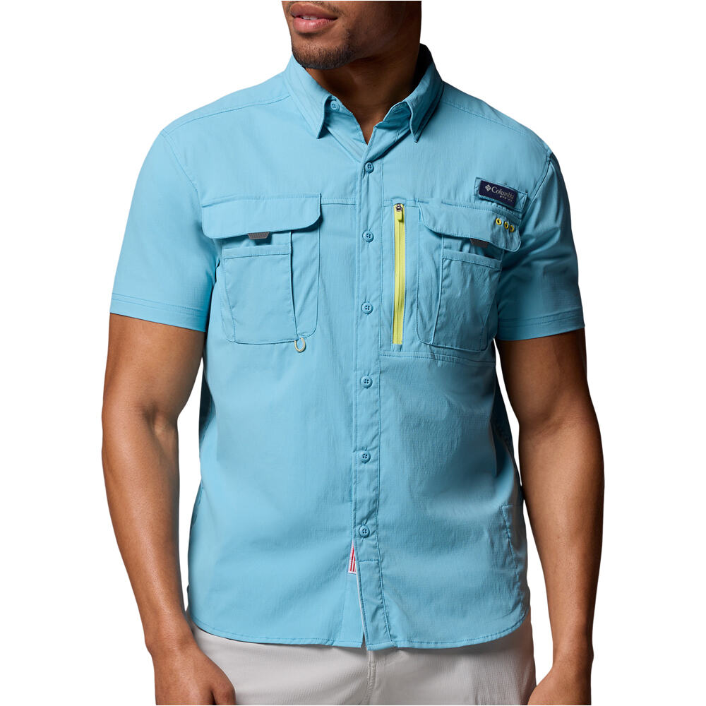 Columbia camisa manga corta hombre Bahama Elite SS Shirt vista frontal