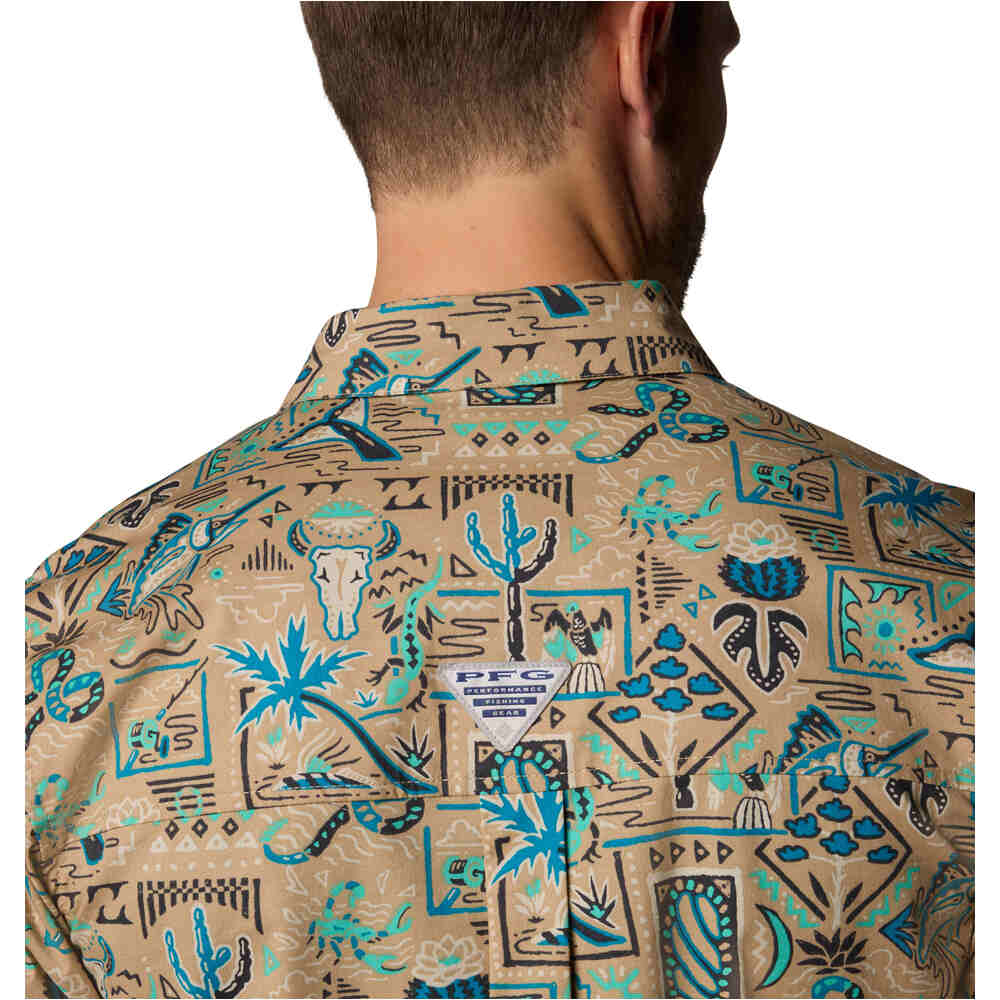 Columbia camisa manga corta hombre Wild Cast Camp Shirt 04