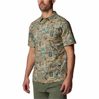 Columbia camisa manga corta hombre Wild Cast Camp Shirt vista detalle