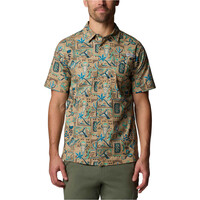 Columbia camisa manga corta hombre Wild Cast Camp Shirt vista frontal