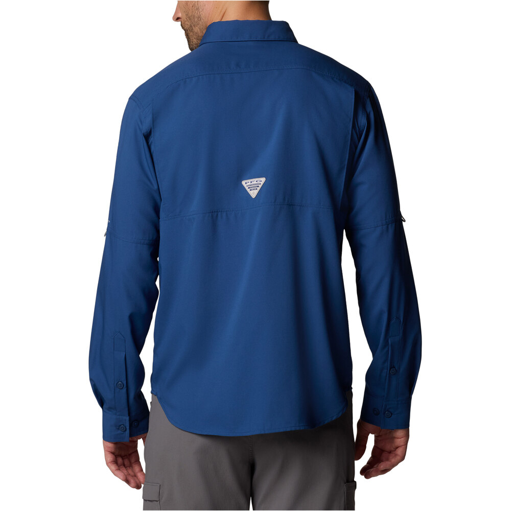 Columbia camisa manga larga hombre Blood and Guts V LS Shirt vista trasera