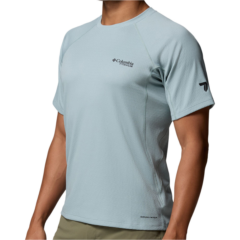 Columbia camisa montaña manga corta hombre DriVenture Short Sleeve vista detalle