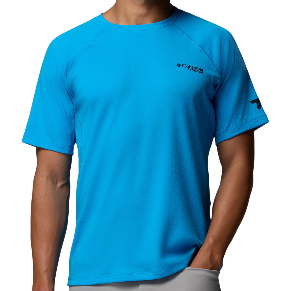 Columbia camisa montaña manga corta hombre DriVenture Short Sleeve vista frontal