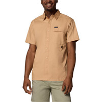 Columbia camisa montaña manga corta hombre Landroamer Twill SS Shirt vista frontal