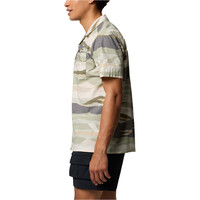 Columbia camisa montaña manga corta hombre Pine Canyon Short Sleeve vista detalle