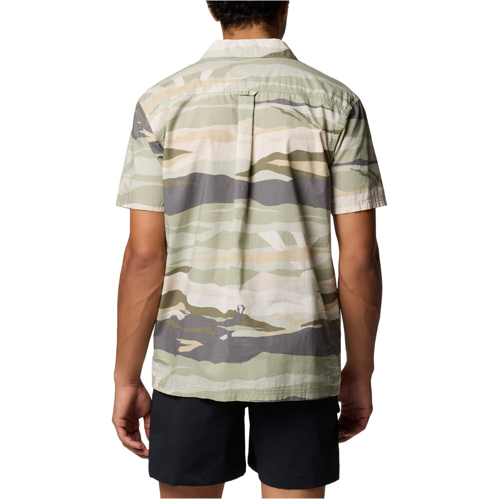 Columbia camisa montaña manga corta hombre Pine Canyon Short Sleeve vista trasera