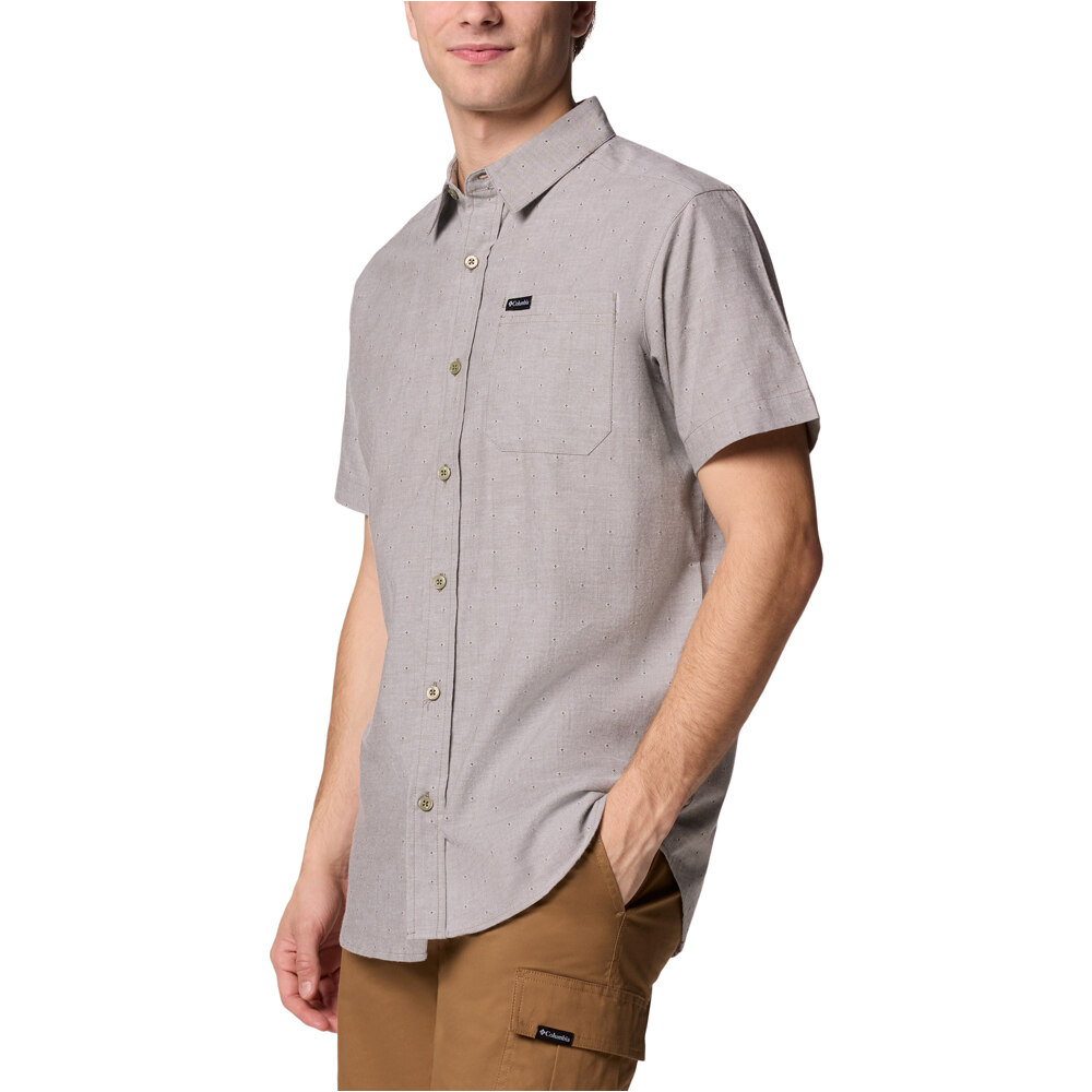 Columbia camisa montaña manga corta hombre Rapid Rivers Novelty Short Sleeve vista detalle