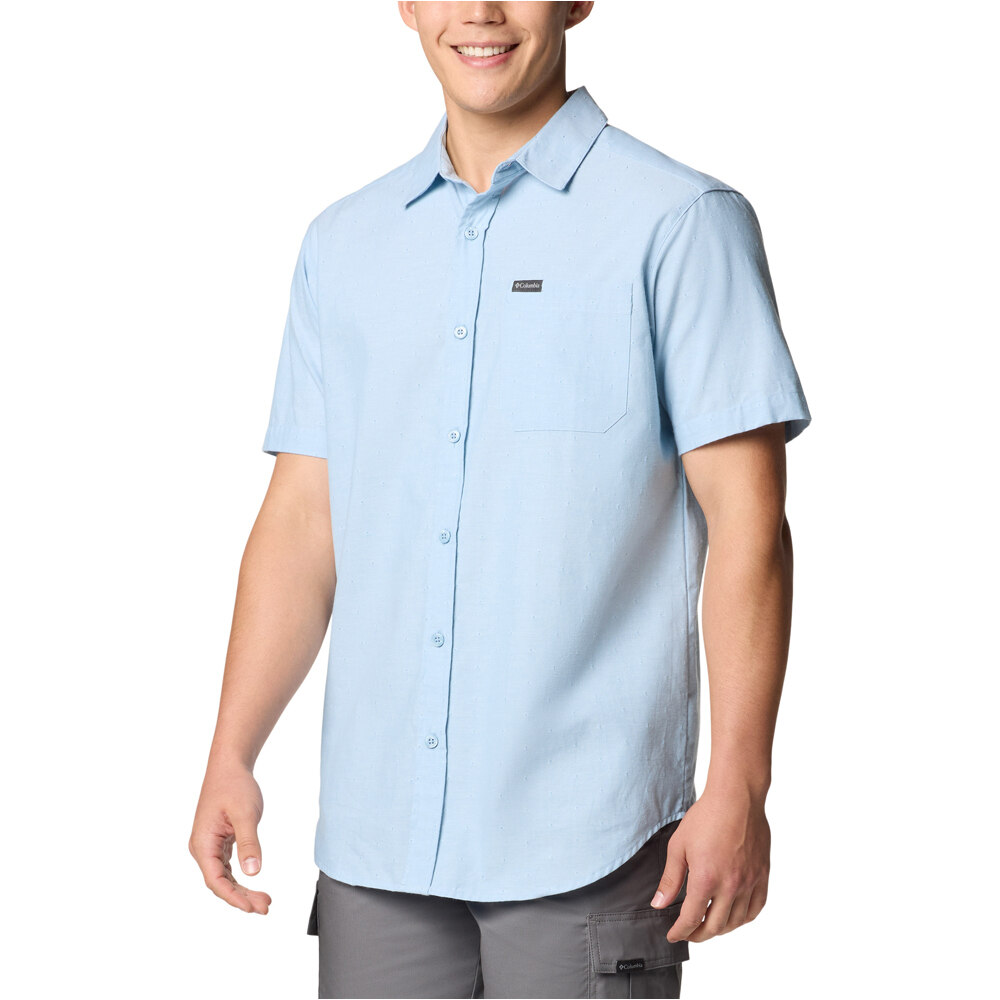 Columbia camisa montaña manga corta hombre Rapid Rivers Novelty Short Sleeve vista detalle