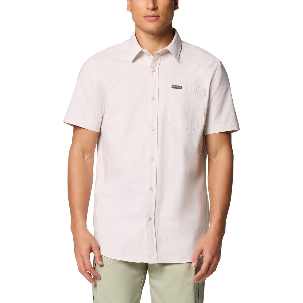 Columbia camisa montaña manga corta hombre Rapid Rivers Novelty Short Sleeve vista frontal