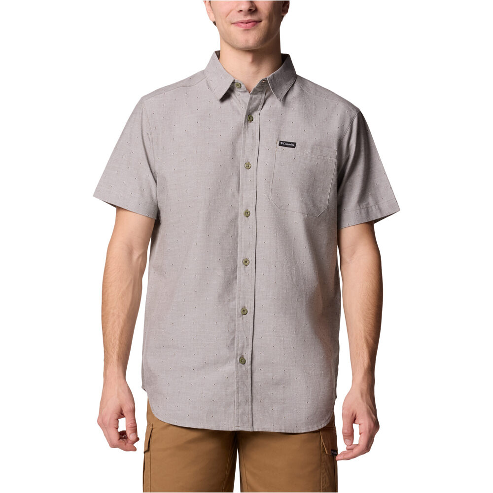 Columbia camisa montaña manga corta hombre Rapid Rivers Novelty Short Sleeve vista frontal