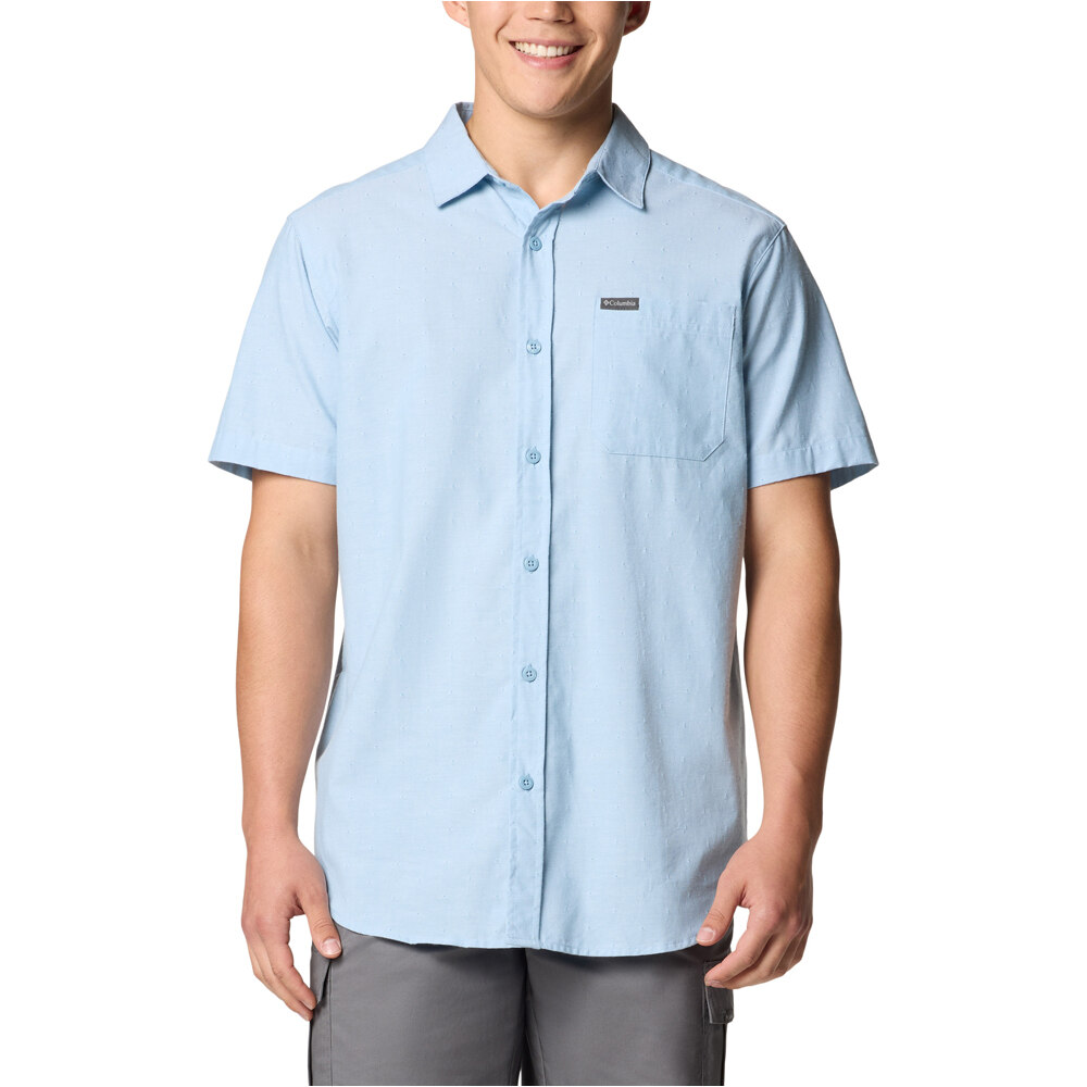 Columbia camisa montaña manga corta hombre Rapid Rivers Novelty Short Sleeve vista frontal