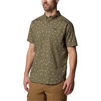 Columbia camisa montaña manga corta hombre Rapid Rivers Printed Short Sleeve Shirt vista detalle