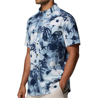 Columbia camisa montaña manga corta hombre Rapid Rivers Printed Short Sleeve Shirt vista detalle