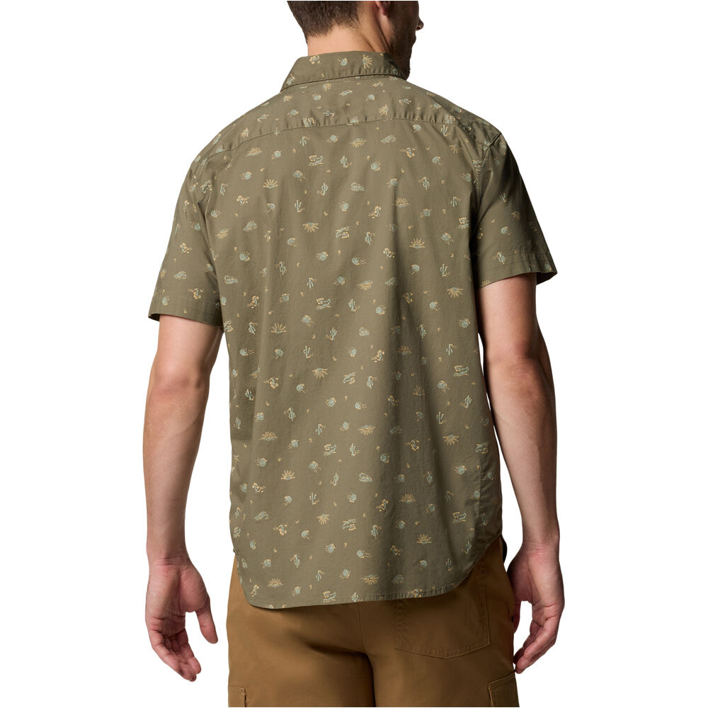 Columbia camisa montaña manga corta hombre Rapid Rivers Printed Short Sleeve Shirt vista trasera