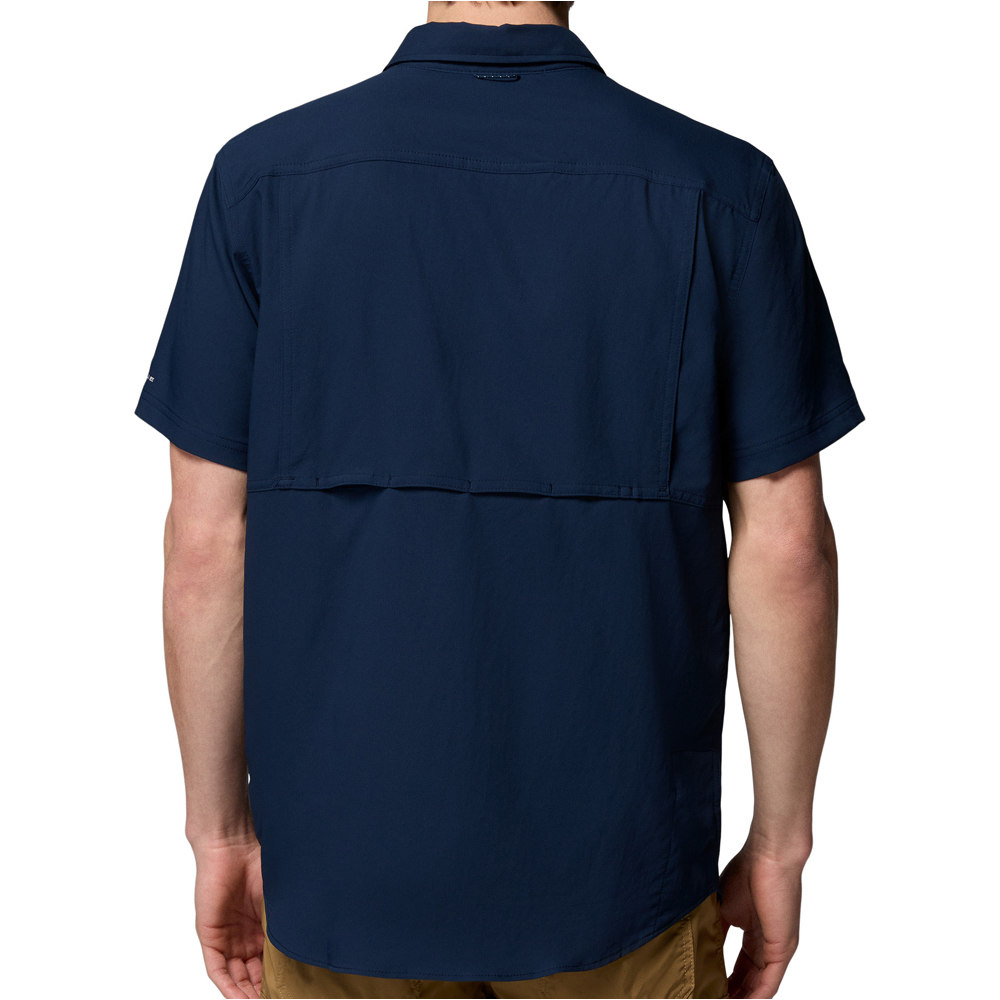 Columbia camisa montaña manga corta hombre Silver Ridge Utility II SS vista trasera