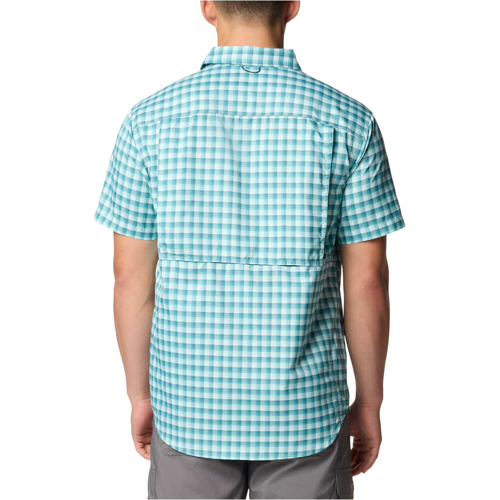 Columbia camisa montaña manga corta hombre Silver Ridge Utility Lite Novelty SS vista trasera