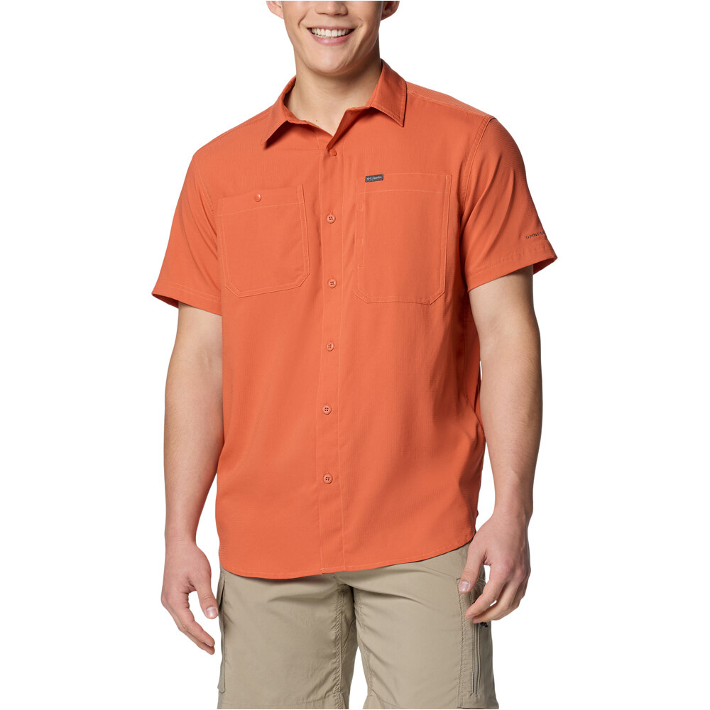 Columbia camisa montaña manga corta hombre Silver Ridge Utility Lite Short Sleeve vista frontal