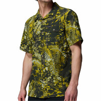 Columbia camisa montaña manga corta hombre Tech Trail Utility Printed Woven SS vista detalle
