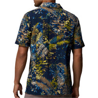 Columbia camisa montaña manga corta hombre Tech Trail Utility Printed Woven SS vista trasera