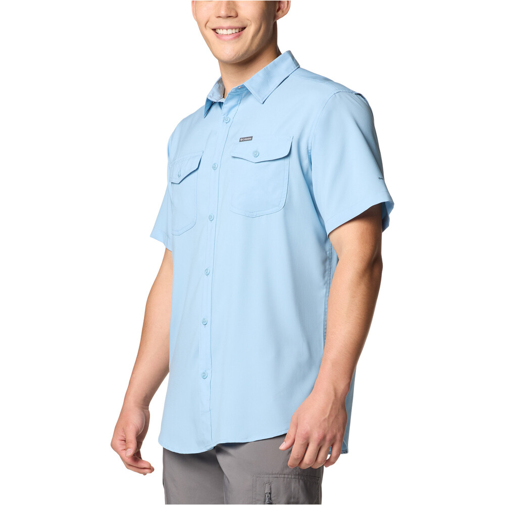 Columbia camisa montaña manga corta hombre Utilizer II Solid Short Sleeve Shirt vista detalle